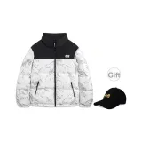 Белый Серый Снежные горы с шапкой Li-Ning