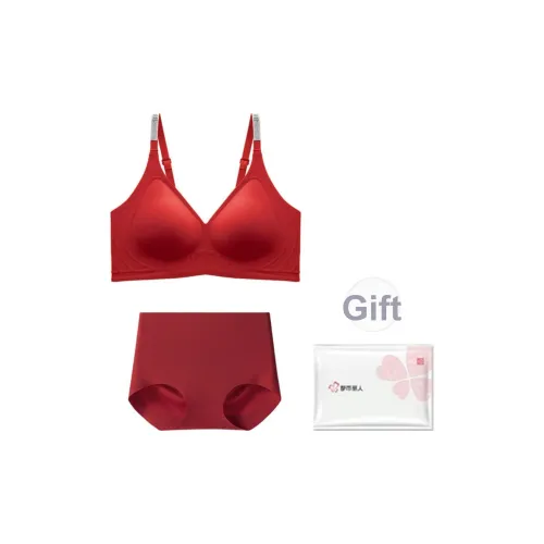 DUSHILIREN Красный Женское нижнее белье Наборы