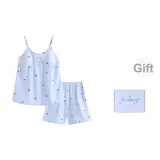 Панда Топ на бретелях Шорты Клетка Коробка