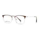 Прозрачный Чай & Серебряный-C09 & Защита от синего света 0 диоптрий Линзы