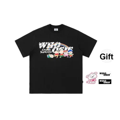 WHOOSIS X Карандаш SHIN Chan Коллаборация Series Унисекс T-рубашки