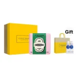 Зеленый лист, зеленый, оранжевый, 50 г, с 2 x 10 мл, крем для рук с орехом ши