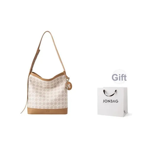 JONBAG PVC Модный Vintage Versatile Коммутирование Сумка на плечо Средняя Женская Белый Серый Розовый Белый Орех Коричневый