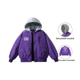 Фиолетовый [Съемный с капюшоном]