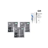 Кошка Серия Клей-на Накладные Ресницы [Три Коробки + Набор Инструментов]