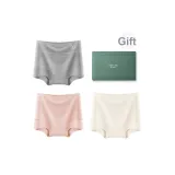 [Модал Ощущение прохлады] Хлопок Серый + Белый Кожа + Розовый