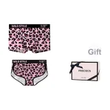Light Pink Leopard Print Pattern Couple's + [Valentine's Day Box]  
Светло-розовый леопардовый принт, парный + [коробка ко Дню Святого Валентина]