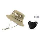 Хаки ведро + черная маска для лица