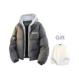 Темно-серый (вышитая шляпа) в комплекте с круглым вырезом свитшота