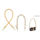 Плечевой ремень из пчелиного воска 70 см + жемчужная декоративная цепь