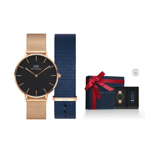 DW/DanielWellington Кварцевый механизм Мужские часы PETITE Collection 36 мм Черные
