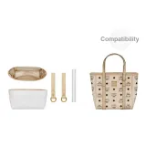 Белый (Без разделителей) Бумага DuPont Подкладка + Бежевый Износостойкая пряжка [Включает Защитное кольцо]