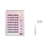 Ukiss легко наносить Клей Бесплатно ложные ресницы (48 кластеров) чистые Дикий эльфы