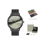 Чёрный корпус с чёрным циферблатом [Ремешок комплект 22 мм]