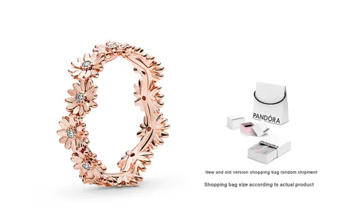 Pandora Кольца Розово-золотой Сумка для покупок Женские