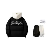 Черный (Бежевая шляпа) (В комплекте с круглым воротником свитшот)