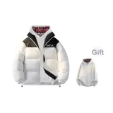 Белый (в комплекте с клетчатым внутренним слоем, свитшот)