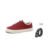 Бордовый с ремнем