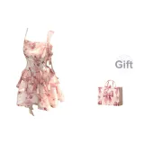 Розовые цветы (Подарочный набор в коробке)