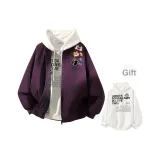 Фиолетовый (в комплекте с белым свитшотом)