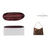 Бургундский цвет, бумага DuPont, подкладка [плоская подошва, стиль] - сумка среднего размера