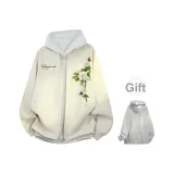 Светлый хаки + Фотиния серый внутренний свитшот