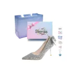 Серебряная коробочка с бантиком, подарочная