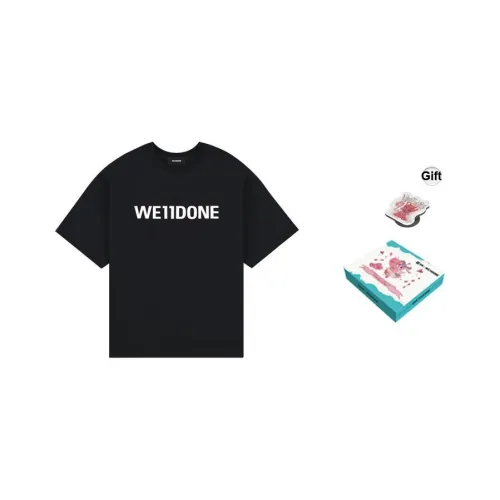 WE11DONE FW22 T-Shirt Мужской Черный