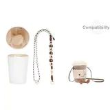 [Комбинация] Jellycat Кофейная чашка Liner + Вязаный тканевый плечевой ремень