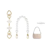 Coach, Четырехлистный клевер Удлинительная цепь + Перекрестная жемчужная декоративная цепь