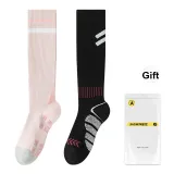 Розовый + Черный [Профессиональный Спортивный Anti-Slip ✅ 10A Антибактериальный Устойчивый к запахам]