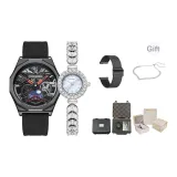 Черный Planet + Белый Moon [Стальной браслет, браслет, одежда, наборы]