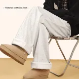 Бело-серый вереск, флисовая подкладка