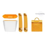 [Желтый двухкомпонентный комплект] Бумага DuPont подкладка + накладки на плечи с функцией снятия давления