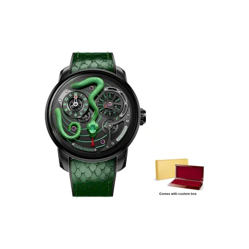 LUCKY HARVEY Механические Мужские Часы 43 мм Черные