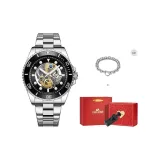 Черный браслет + коробка "Сердцебиение" ограниченного издания