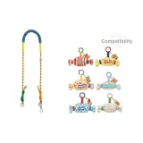 [Adjustable Crossbody] Желтый Вязаная Ткань Плечевой ремень