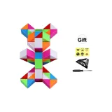 72-шт. Кубик Рубика Радужный [Включает Основу*1, Штуцер*1, Логотип*1]