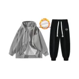 Флисовая подкладка, теплоизоляционный, серый комплект