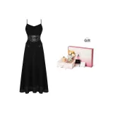 Чёрное платье (Ароматерапия, сушеные цветочные композиции + подарочная коробка с кольцом)