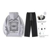 Фотиния Серый Комплект (Включает модное ожерелье + сумку через плечо)