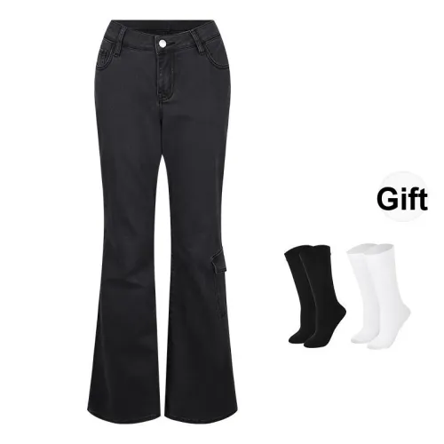 BSEVENI Carbon Gray Женские Повседневные Брюки