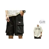 Черный+6614 Абрикос Короткий рукав [Покупка с скидкой 10 юаней, свяжитесь с службой поддержки клиентов для получения информации о других размерах]