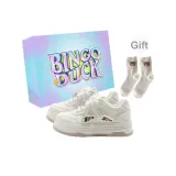 Бежевый + Эксклюзивная обувь Коробка + Подарочные носки