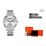 Натуральный Белый [Апельсин Коробка с Бесплатным Черным Ремнем]