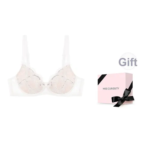 MISS CURIOSITY Глазурь Белый Женский Бюстгальтер