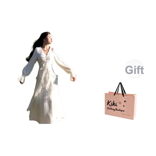 Kiki Clothing Boutique Длинное платье с длинными рукавами женское