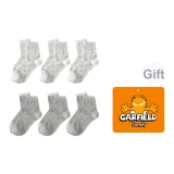 6 пар (Белый 3, Светло-серый 3)