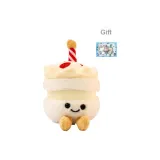 Белый торт, подвеска (включает поздравительную открытку с щенком)