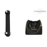 22bag Черный Золото Застежка Плечевые накладки 19 см